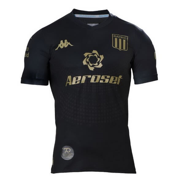 Tailandia Camiseta Racing Club Replica Segunda Ropa 2020/21 Negro